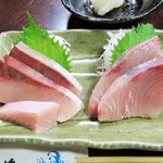 ひみ浜 - 寒ぶり刺身。3500円
