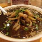 瀬佐味亭 - 黒胡麻坦坦麺+ザ―サイ