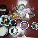 鯛納屋 - 刺身定食（2011.1）