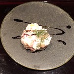 ろっかん - ほたてと苺のタルタル