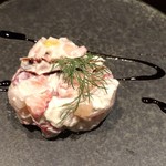 ろっかん - ほたてと苺のタルタル