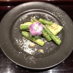 ろっかん - アスパラと芽キャベツ