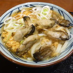 丸亀製麺 - 牡蠣づくし玉子あんかけ（並）