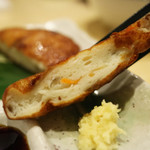 炭火串焼 よね - さつま揚げ断面