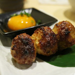 炭火串焼 よね - 月見つくね