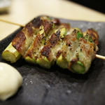 炭火串焼 よね - アスパラ肉巻き