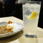 炭火串焼 よね - レモンサワー