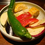 焼肉トラジ - やさい盛合せ焼（６８０円）