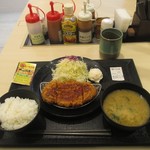 松のや - 得朝ロースかつ定食400円