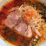青竹手打ちらーめん 夢現 - 辛味噌ラーメン2辛、850円