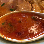 青竹手打ちらーめん 夢現 - 濃厚な味噌。辛味もバッチリです！