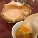 ベンガルタイガー - 最初に出てきた海老せんマンゴーソースをつけて