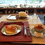 サワーアップルタルト，りんごの紅茶