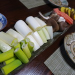 かたつむり - 鉄板焼きの野菜