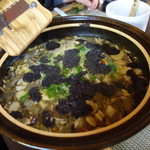 かたつむり - あかやまどりとトリュフで雑炊