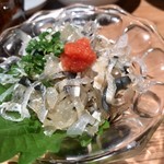 魚金 - ふぐ皮ぽん酢  480円