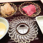 道人 - 伊勢海老昆布締め　中トロ