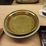 道人 - カニ味噌と昆布出汁のつけ汁