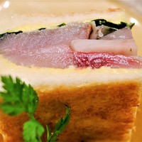 割烹にし田 - 鯖サンド