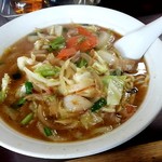 味覚 - 味噌ラーメン　７００円　スープ、麺、具材のバランスが良く美味しい！