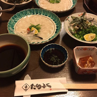 たらふく 梅田堂山店 - バンバン出てきます(⌒-⌒; )