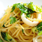 Restaurant Osami - パスタ_やりいかと芽キャベツ
