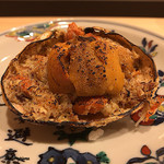 はらまさ - 焼香箱がに＆焼海胆