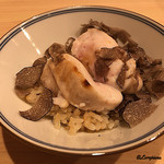 はらまさ - 河豚の焼白子トリュフごはん