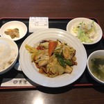 健康中華 青蓮 - ★定食セット 回鍋肉（840円）★