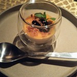 ズッカ ダ ヴィーノ - 黒豆のパンナコッタ