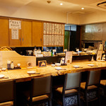 和魚菜 - カウンター席