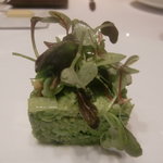 カンテサンス - 枝豆のタブーレとリードヴォー