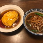 台湾料理 味鮮館 - 天津飯＋台湾ラーメン