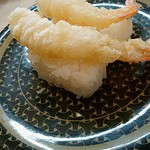 はま寿司 - えび天　えび天ひとくち食べました。(^^;)