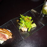 しげ老鮨 - 前菜3種盛