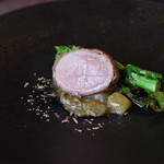 Ristorante Carlotta - 【Carne】瀬戸もみじ豚のインボルティーニ、江田島産牡蠣のラグー 