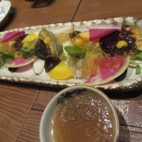 りょうりや 御旅屋 - 20品目　野菜のサラダ