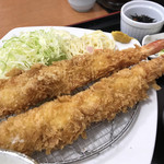 みなと亭 - 超特大天然車海老フライ