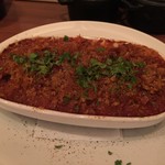 Kamekichi - トリッパのグラタン（ハチノス、ミノ、豚足、トマトソース）（￥2200）