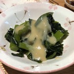 Yataiya - 新わかめ酢味噌…うーん、もっと分厚い奴を期待してたけど（涙）