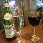 Prima Stella - サンペレと赤ワイン