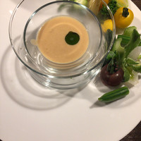 和琉料理 さりぃ - 旬の野菜 宮古味噌とアンチョビのソース