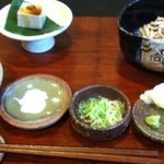 手挽きそば 一心 - あなご天ざる～♪