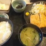 大漁 - トンカツとエビフライのセット