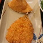 讃岐製麺 - アジフライ、いなり寿司