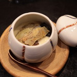 味あら井 - 渡り蟹身、干し海鼠、渡り蟹味噌アイス茶碗蒸し