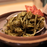 味あら井 - 五島鮑肝を使った焼うどん、伊勢海老