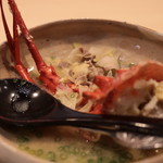 味あら井 - 雌猪、伊勢海老の豚汁
