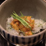 味あら井 - 雲丹御飯