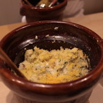 味あら井 - 土釜御飯唐墨のせ